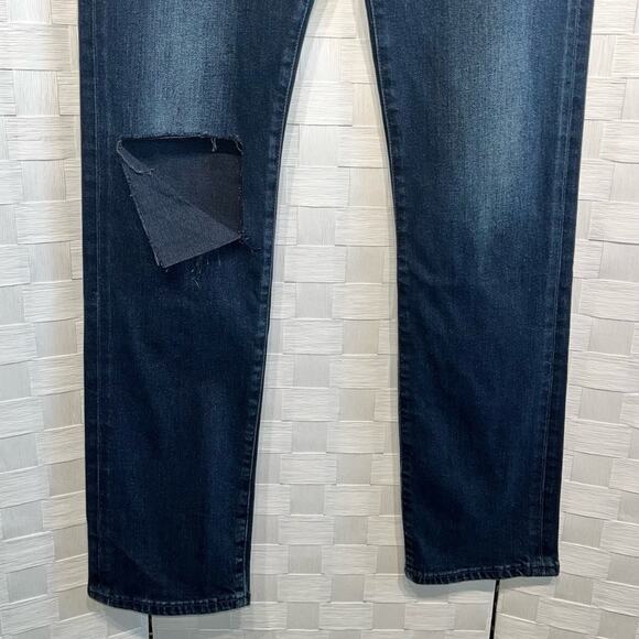 7 For All Mankind Easy Slim Jean In Sunbeam Women’s Size 28 Revolve Denim - Picture 8 of 16